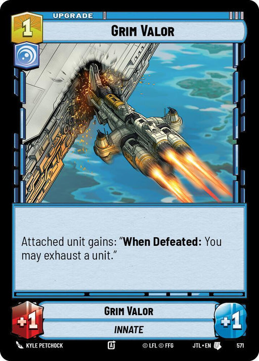 Grim Valor (Foil) (571) [Jump to Lightspeed] - for just $0.10! 