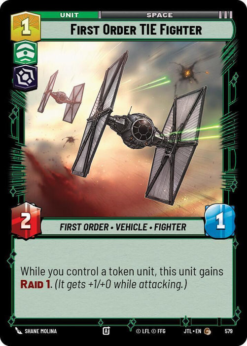 First Order TIE Fighter (Foil) (579) [Jump to Lightspeed] - for just $0.10! 