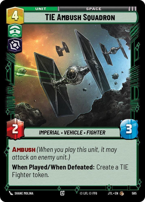 TIE Ambush Squadron (Foil) (585) [Jump to Lightspeed] - for just $0.10! 