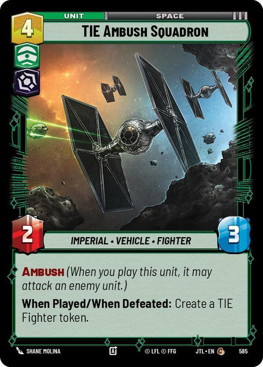 TIE Ambush Squadron (Foil) (585) [Jump to Lightspeed] - for just $0.10! 