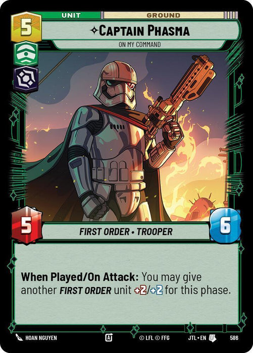 Captain Phasma - On My Command (Foil) (586) [Jump to Lightspeed] - for just $0.10! 