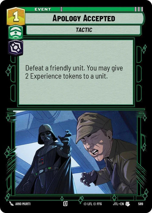 Apology Accepted (Foil) (589) [Jump to Lightspeed] - for just $0.10! 