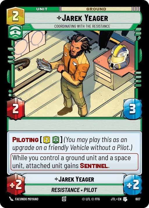 Jarek Yeager - Coordinating With The Resistance (Foil) (607) [Jump to Lightspeed] - for just $0.10! 