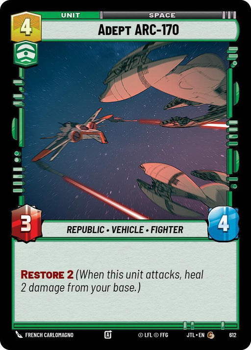 Adept ARC-170 (Foil) (612) [Jump to Lightspeed] - for just $0.10! 