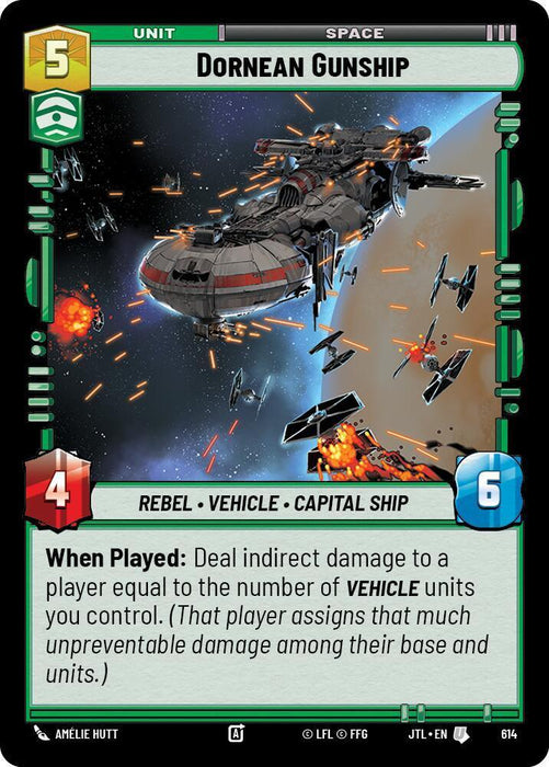 Dornean Gunship (Foil) (614) [Jump to Lightspeed] - for just $0.10! 