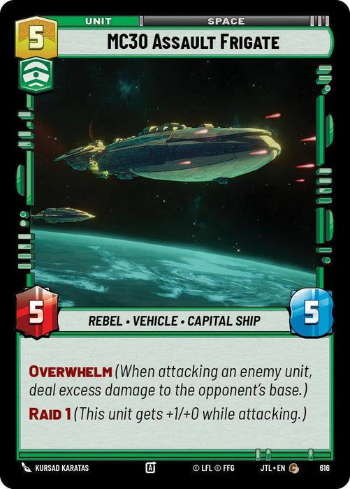 MC30 Assault Frigate (Foil) (616) [Jump to Lightspeed] - for just $0.10! 