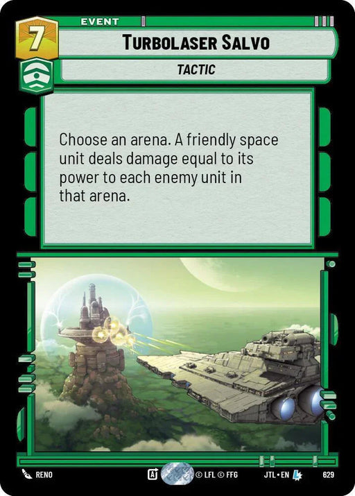 Turbolaser Salvo (Foil) (629) [Jump to Lightspeed] - for just $1.90! 