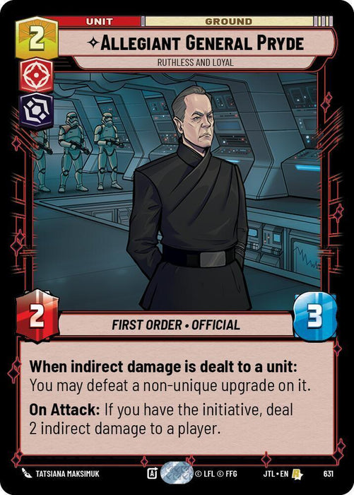 Allegiant General Pryde - Ruthless and Loyal (Foil) (631) [Jump to Lightspeed] - for just $0.45! 