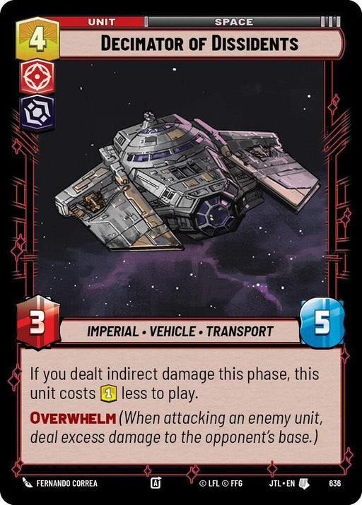 Decimator of Dissidents (Foil) (636) [Jump to Lightspeed] - for just $0.10! 