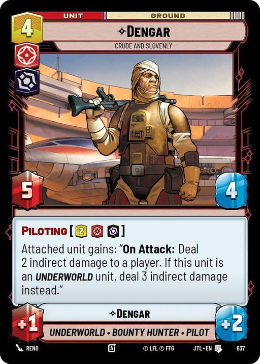 Dengar - Crude and Slovenly (Foil) (637) [Jump to Lightspeed] - for just $0.10! 