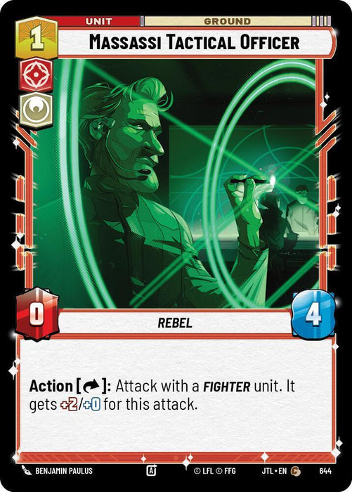 Massassi Tactical Officer (Foil) (644) [Jump to Lightspeed] - for just $0.10! 