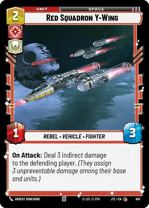 Red Squadron Y-Wing (Foil) (647) [Jump to Lightspeed] - for just $0.10! 