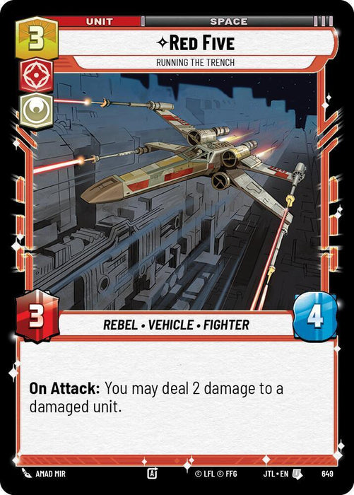Red Five - Running the Trench (Foil) (649) [Jump to Lightspeed] - for just $0.15! 