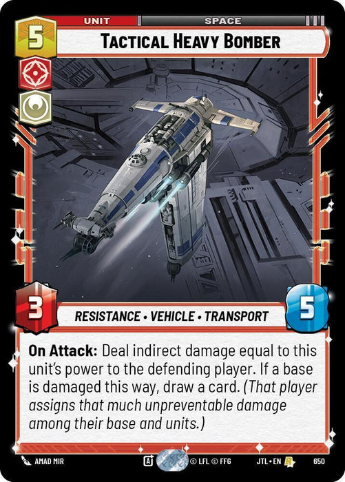 Tactical Heavy Bomber (Foil) (650) [Jump to Lightspeed] - for just $0.15! 