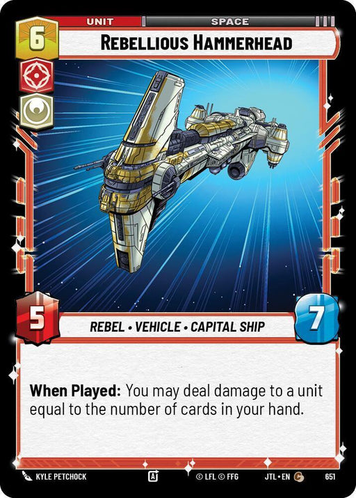 Rebellious Hammerhead (Foil) (651) [Jump to Lightspeed] - for just $0.10! 