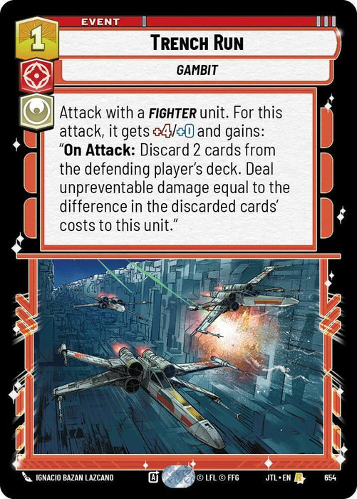 Trench Run (Foil) (654) [Jump to Lightspeed] - for just $0.30! 