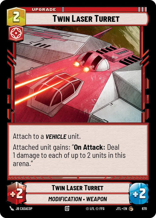 Twin Laser Turret (Foil) (670) [Jump to Lightspeed] - for just $0.10! 