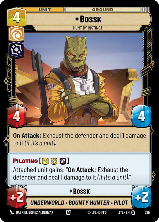 Bossk - Hunt By Instinct (Foil) (685) [Jump to Lightspeed] - for just $0.10! 