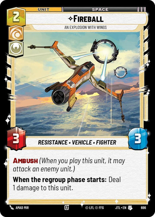 Fireball - An Explosion With Wings (Foil) (696) [Jump to Lightspeed] - for just $0.10! 