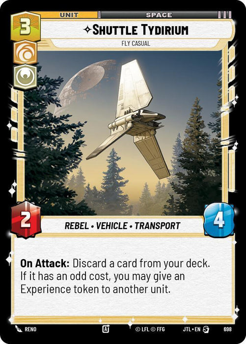 Shuttle Tydirium - Fly Casual (Foil) (698) [Jump to Lightspeed] - for just $0.10! 