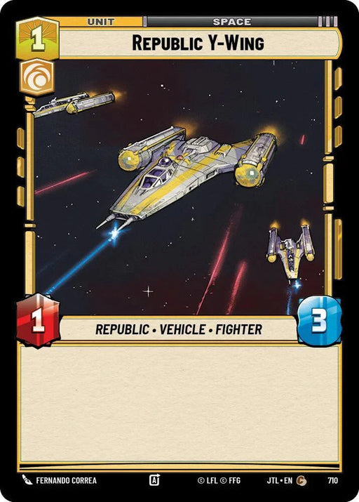 Republic Y-Wing (Foil) (710) [Jump to Lightspeed] - for just $0.10! 