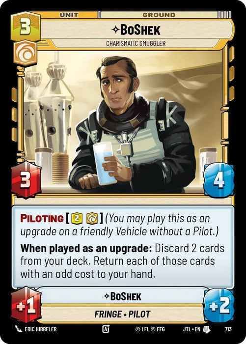 BoShek - Charismatic Smuggler (Foil) (713) [Jump to Lightspeed] - for just $0.10! 
