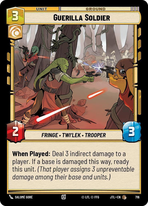 Guerilla Soldier (Foil) (716) [Jump to Lightspeed] - for just $0.10! 