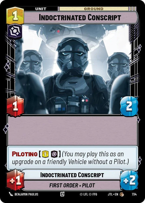 Indoctrinated Conscript (Foil) (734) [Jump to Lightspeed] - for just $0.10! 