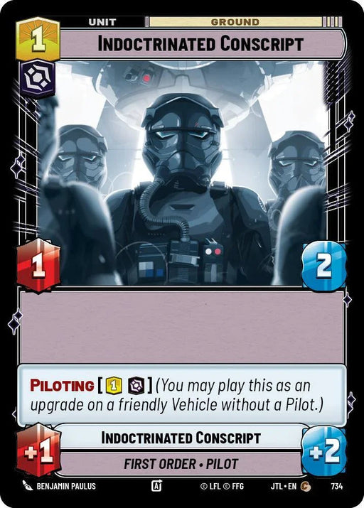 Indoctrinated Conscript (Foil) (734) [Jump to Lightspeed] - for just $0.10! 