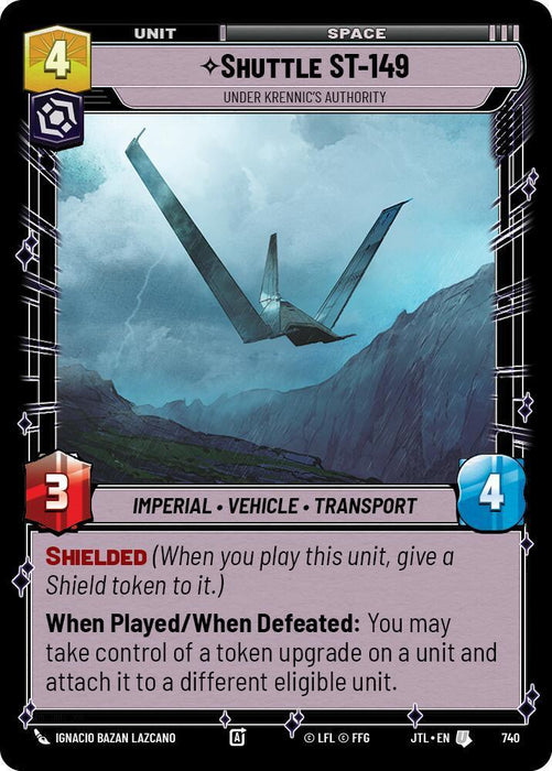 Shuttle ST-149 - Under Krennic's Authority (Foil) (740) [Jump to Lightspeed] - for just $0.15! 