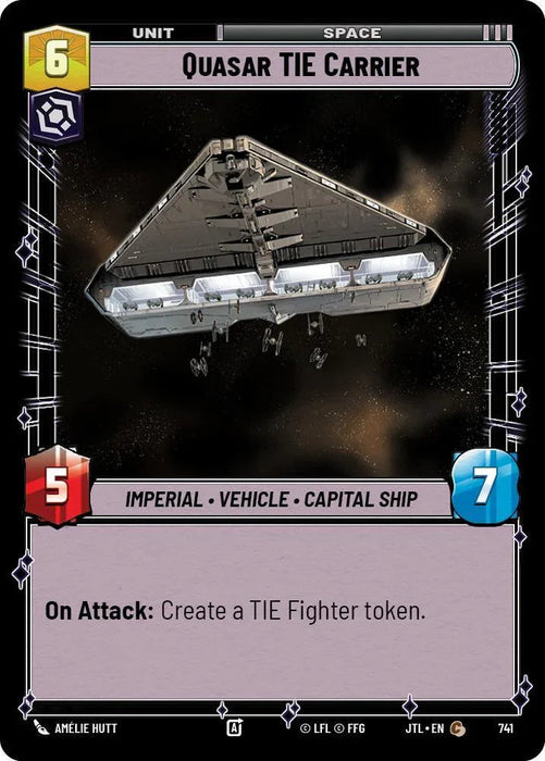 Quasar TIE Carrier (Foil) (741) [Jump to Lightspeed] - for just $0.10! 