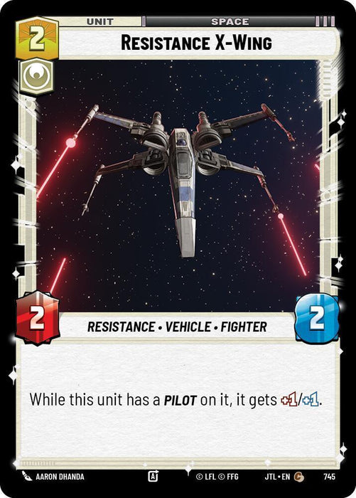 Resistance X-Wing (Foil) (745) [Jump to Lightspeed] - for just $0.10! 