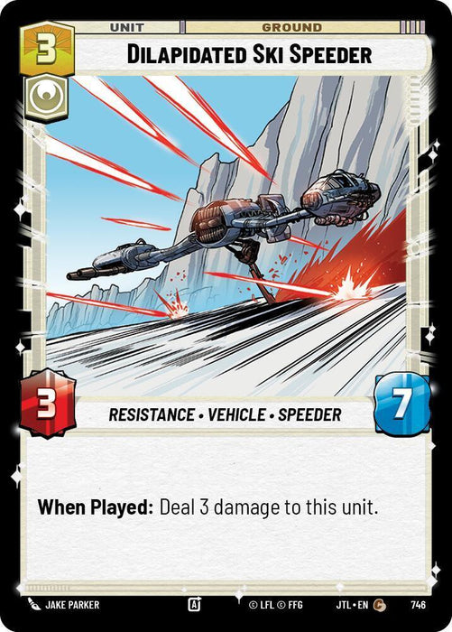 Dilapidated Ski Speeder (Foil) (746) [Jump to Lightspeed] - for just $0.10! 