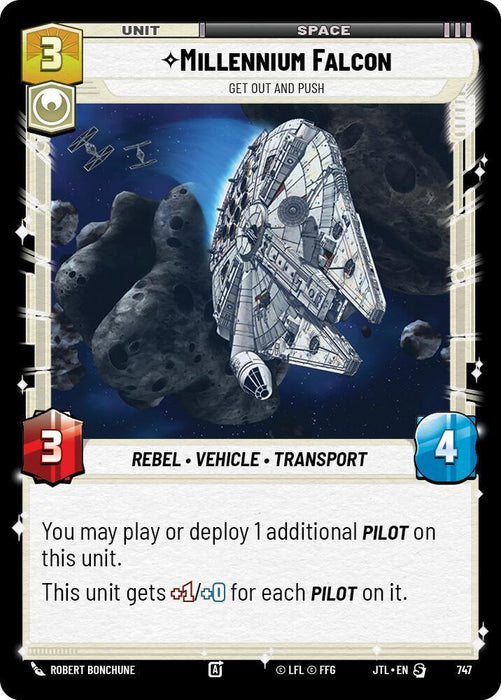 Millennium Falcon - Get Out And Push (Foil) (747) [Jump to Lightspeed] - for just $0.20! 