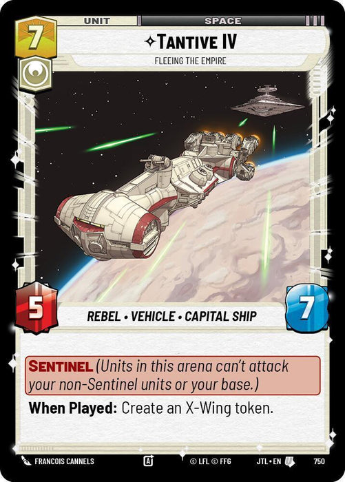 Tantive IV - Fleeing the Empire (Foil) (750) [Jump to Lightspeed] - for just $0.10! 