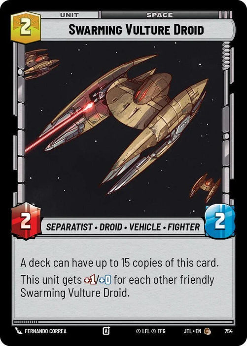 Swarming Vulture Droid (Foil) (754) [Jump to Lightspeed] - for just $0.10! 
