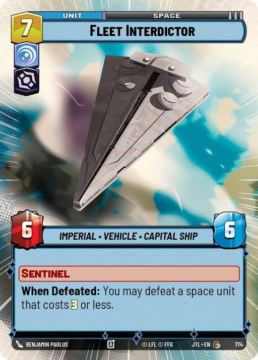Fleet Interdictor (Hyperspace Foil) (774) [Jump to Lightspeed] - for just $0.25! 