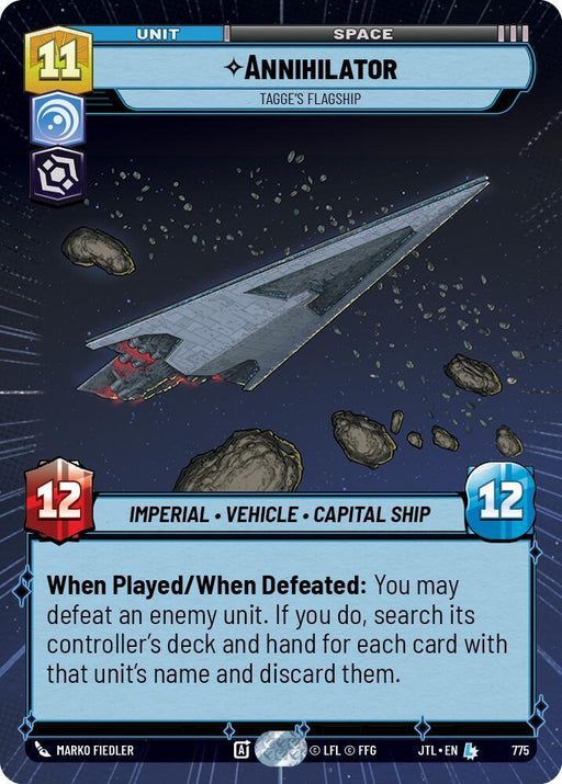 Annihilator - Tagge's Flagship (Hyperspace Foil) (775) [Jump to Lightspeed] - for just $1.10! 