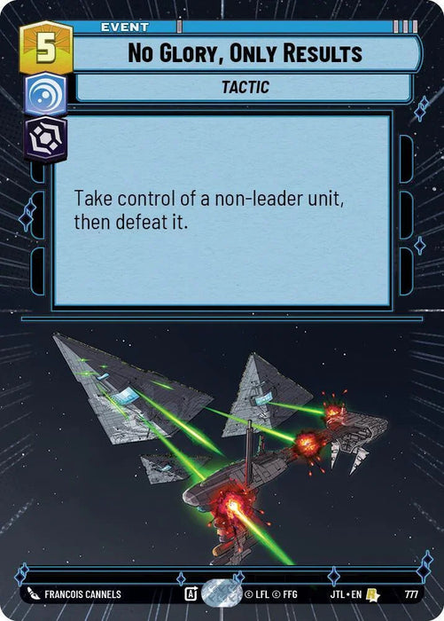 No Glory, Only Results (Hyperspace Foil) (777) [Jump to Lightspeed] - for just $8.55! 
