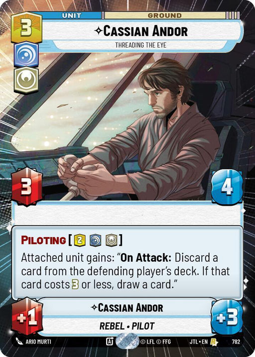 Cassian Andor - Threading the Eye (Hyperspace Foil) (782) [Jump to Lightspeed] - for just $0.50! 
