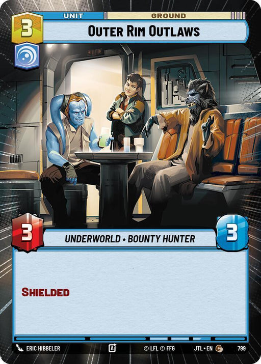 Outer Rim Outlaws (Hyperspace Foil) (799) [Jump to Lightspeed] - for just $0.15! 