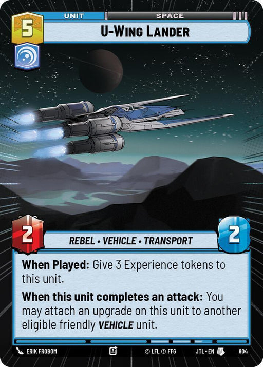 U-Wing Lander (Hyperspace Foil) (804) [Jump to Lightspeed] - for just $0.15! 