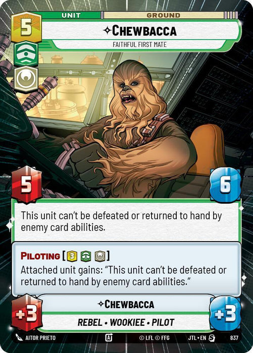 Chewbacca - Faithful First Mate (Hyperspace Foil) (837) [Jump to Lightspeed] - for just $1.40! 