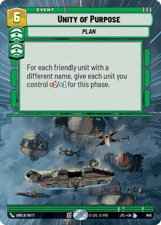 Unity of Purpose (Hyperspace Foil) (840) [Jump to Lightspeed] - for just $2.75! 