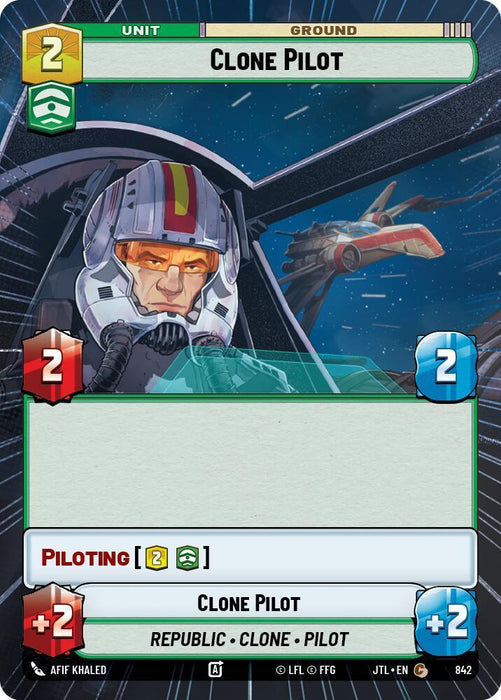 Clone Pilot (Hyperspace Foil) (842) [Jump to Lightspeed] - for just $0.10! 