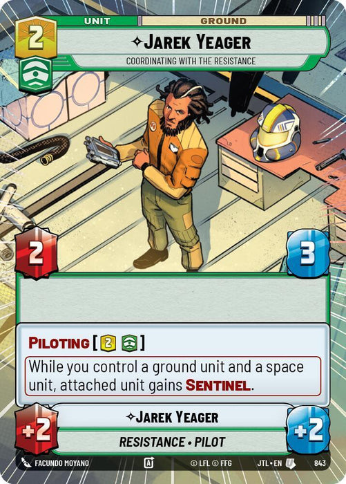Jarek Yeager - Coordinating With The Resistance (Hyperspace Foil) (843) [Jump to Lightspeed] - for just $0.15! 