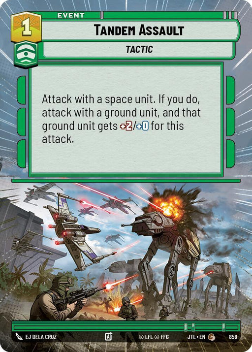 Tandem Assault (Hyperspace Foil) (858) [Jump to Lightspeed] - for just $0.15! 