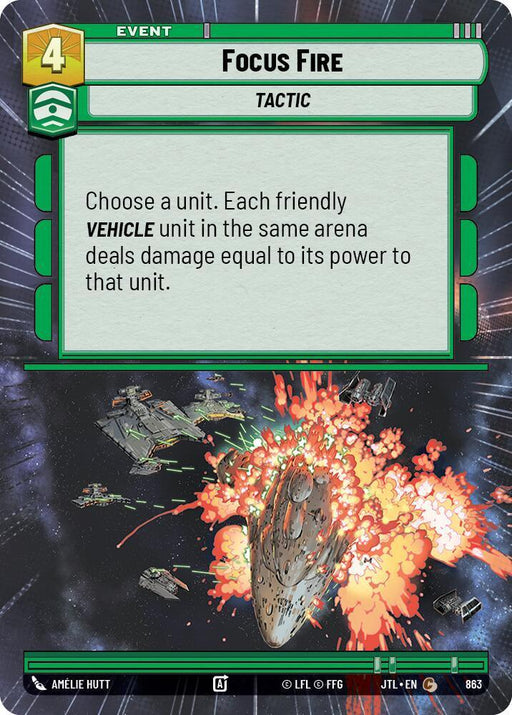 Focus Fire (Hyperspace Foil) (863) [Jump to Lightspeed] - for just $0.15! 