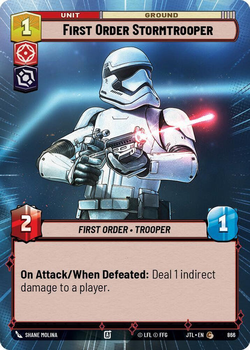 First Order Stormtrooper (Hyperspace Foil) (866) [Jump to Lightspeed] - for just $0.60! 