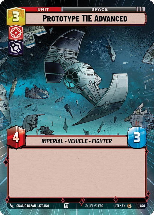 Prototype TIE Advanced (Hyperspace Foil) (870) [Jump to Lightspeed] - for just $0.10! 